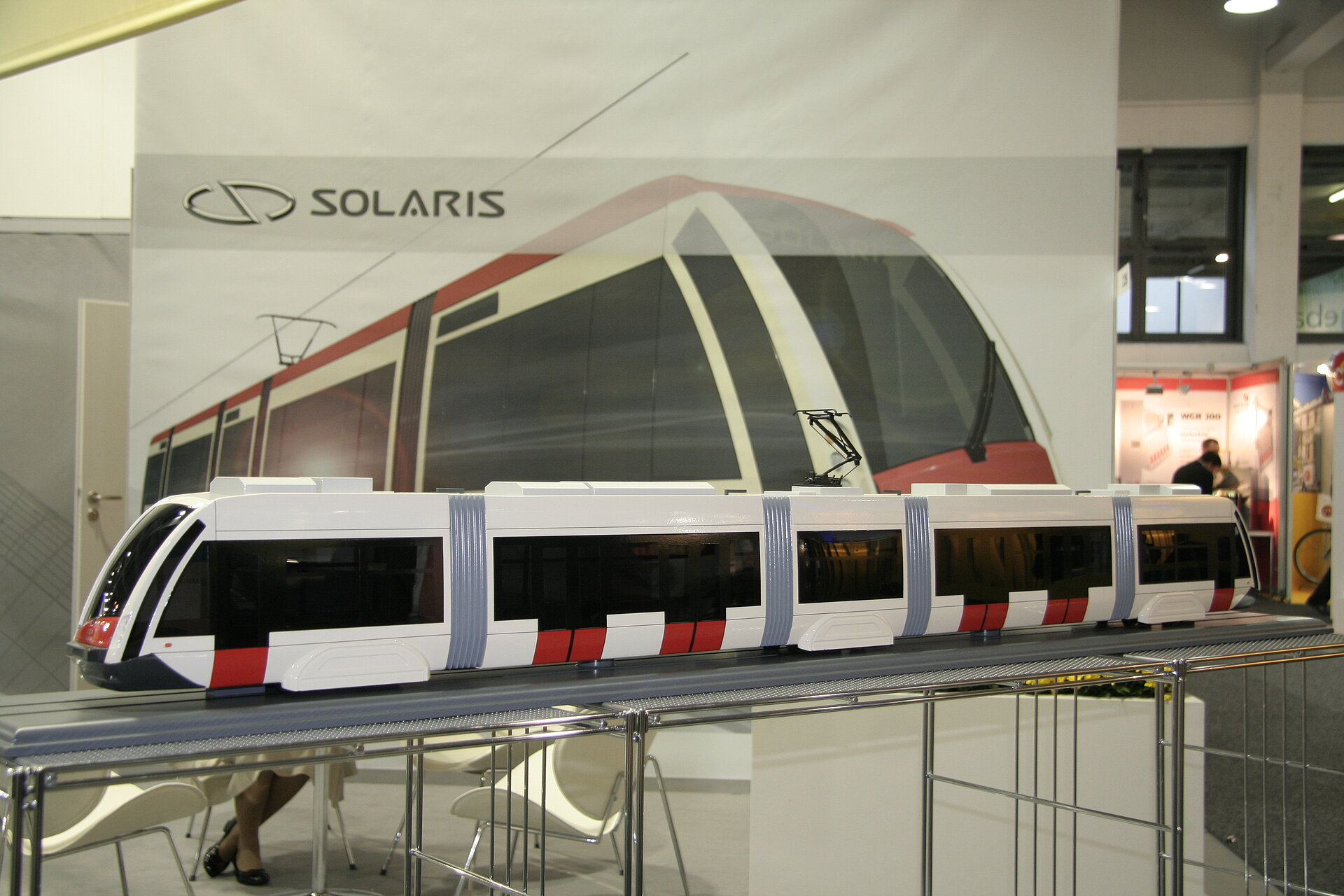 Modell der ersten Solaris-Bahn auf der InnoTrans 2008