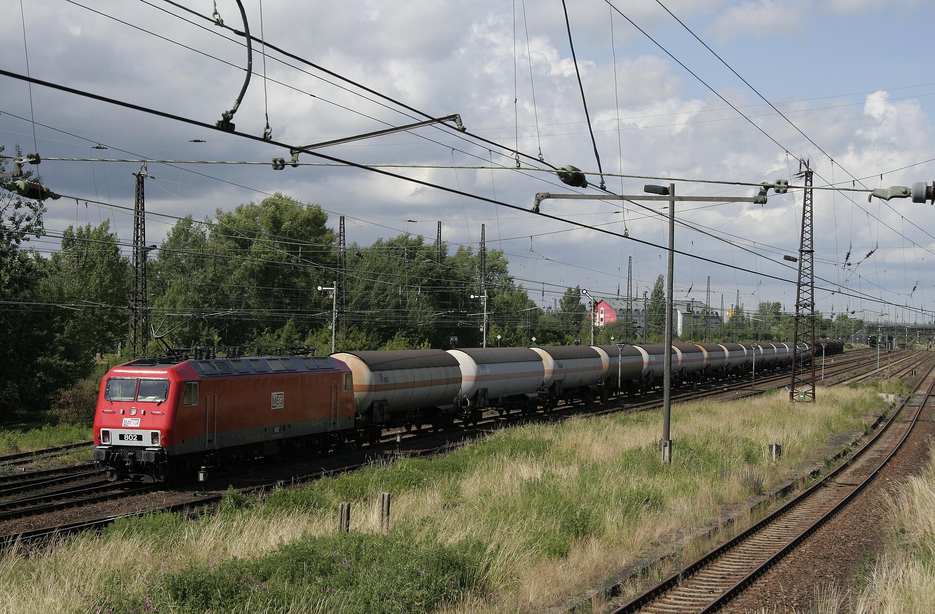 Zug der MEG in Leipzig-Schönefeld