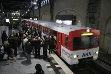 AKN, Hamburg, Hauptbahnhof, Eisenbahn