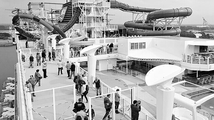 Norwegian Escape Backstage Norwegian Escape Backstage