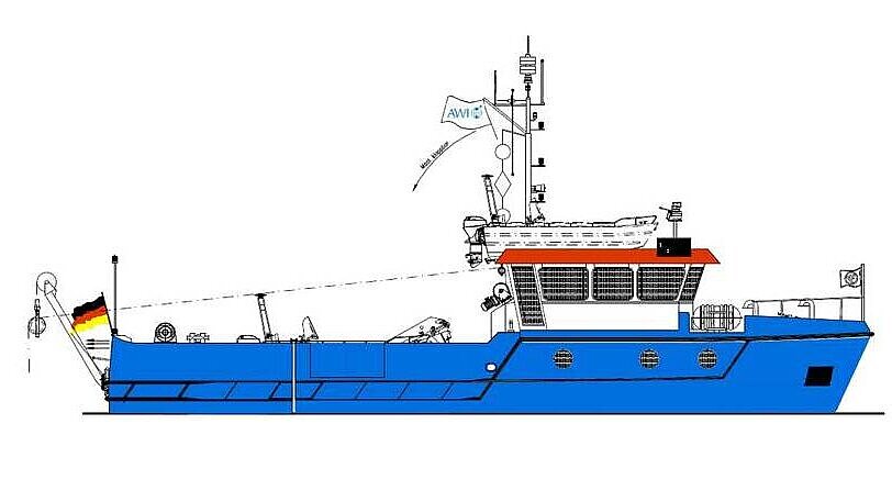 Der Neubau soll im Wattenmeer eingesetzt werden können. Grafik: Fassmer