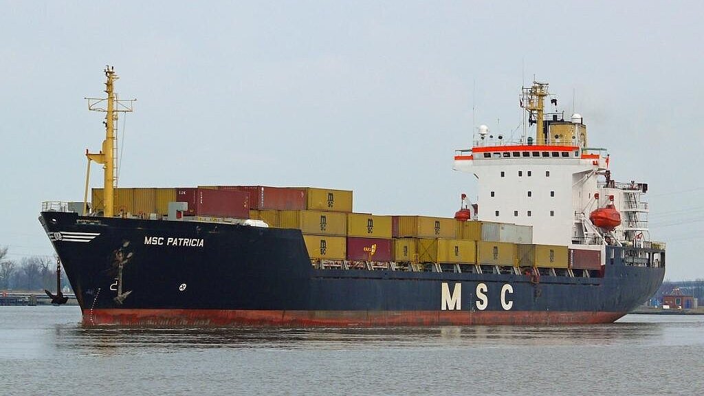 Indische Abbrecher erwerben den 1990 gebauten Containerfrachter „MSC Patricia“. Foto: Hasenpusch Indische Abbrecher erwerben den 1990 gebauten Containerfrachter „MSC Patricia“. Foto: Hasenpusch