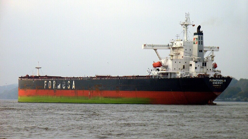Griechen zahlen 30,75 Millionen Dollar für die neun Jahre alte „Formosabulk Energy“. Foto: Andreas Griechen zahlen 30,75 Millionen Dollar für die neun Jahre alte „Formosabulk Energy“. Foto: Andreas