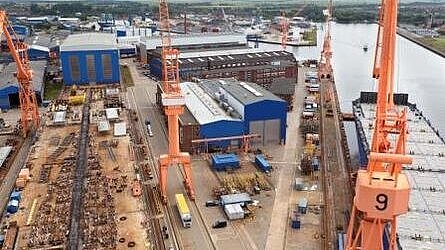 Die SIAG Nordseewerke in Emden sind von der Insolvenz des Mutterkonzerns in Rheinland-Pfalz nicht direkt betroffen Foto: SIAG Die SIAG Nordseewerke in Emden sind von der Insolvenz des Mutterkonzerns in Rheinland-Pfalz nicht direkt betroffen Foto: SIAG