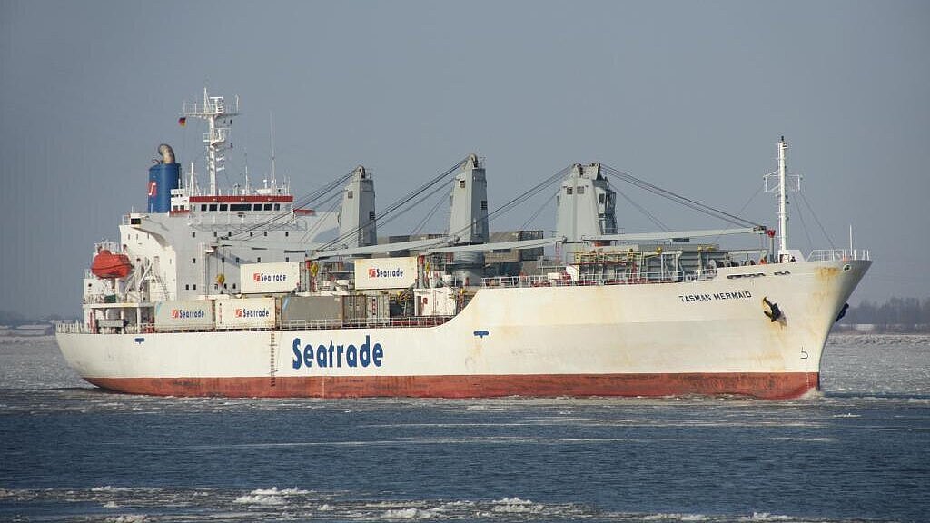Die Angeklagten verstecken 200 Kilogramm Kokain auf der  "Tasman Mermaid". Foto: Hasenpusch