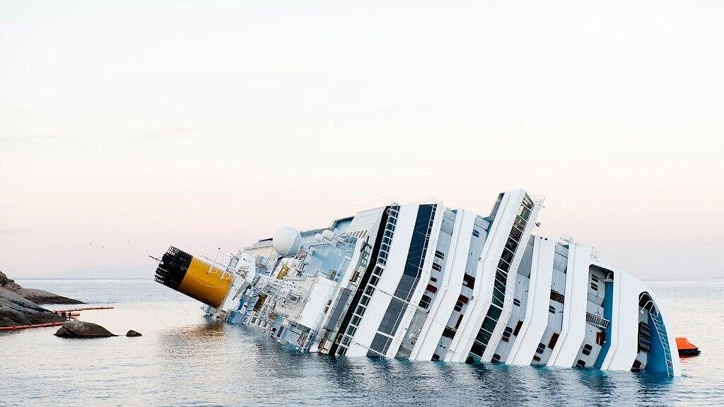 Die Bergung der "Costa Concordia" dauert bis zu einem Jahr. Foto: Marina Militare Die Bergung der "Costa Concordia" dauert bis zu einem Jahr. Foto: Marina Militare
