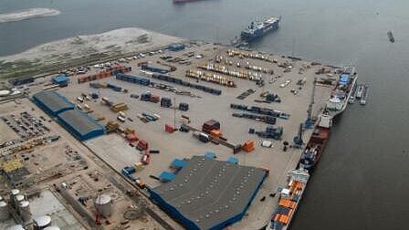 Der Terminal wird zukünftig von der Rhenus-Gruppe betrieben. Foto: DFDS Der Terminal wird zukünftig von der Rhenus-Gruppe betrieben. Foto: DFDS