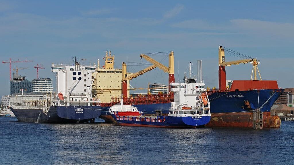 Die Zahl der aufliegenden Containerschiffe ist im Oktober erneut gestiegen. Archivfoto: Hasenpusch