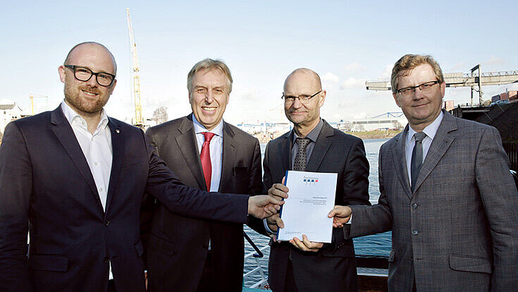 Sören Link, Erich Staake, Michael von der Mühlen, Michael Göbel Sören Link, Erich Staake, Michael von der Mühlen, Michael Göbel