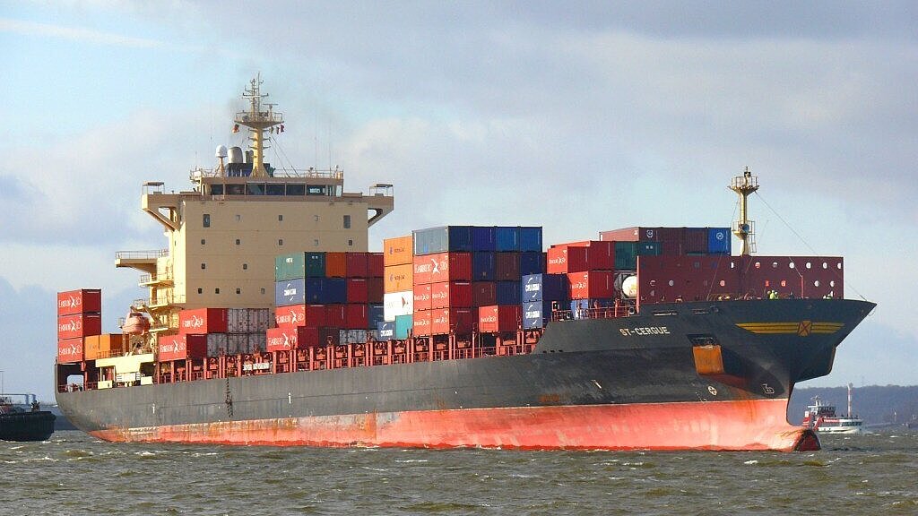 Soundview Maritime zahlt 23 Millionen Dollar für den Containerfrachter „St. Cergue“. Foto: Andreas