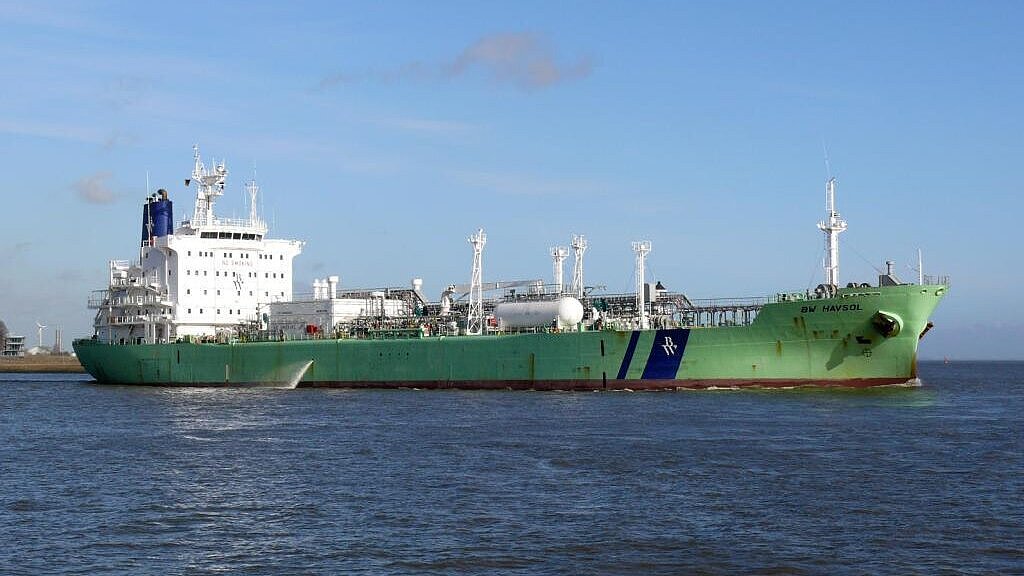 „Prins Maurits“ heißt jetzt der an Anthony Veder veräußerte LPG-Tanker „BW Havsol“. Foto: Hasenpusch „Prins Maurits“ heißt jetzt der an Anthony Veder veräußerte LPG-Tanker „BW Havsol“. Foto: Hasenpusch