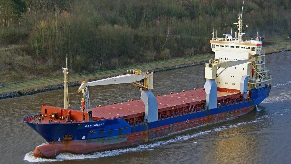 „Thor Liberty“ (ex „CEC Liberty“) fährt für Dania Marine Foto: Hasenpusch „Thor Liberty“ (ex „CEC Liberty“) fährt für Dania Marine Foto: Hasenpusch