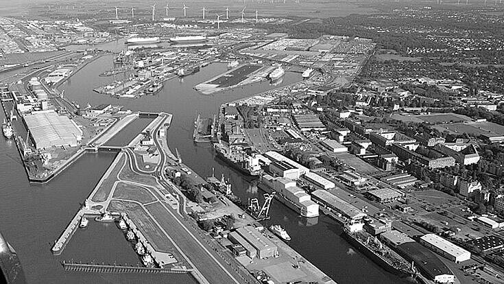 Kaiserhafen in Bremerhaven Kaiserhafen in Bremerhaven