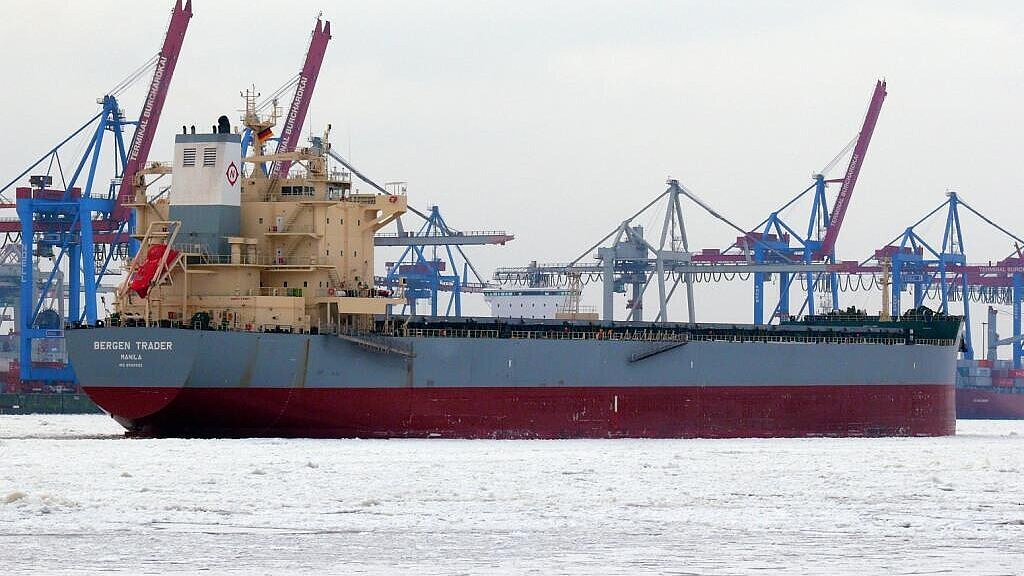 Eine Ladung von 75.000 Tonnen Erz befördert zurzeit die 2011 gebaute "Bergen Trader"