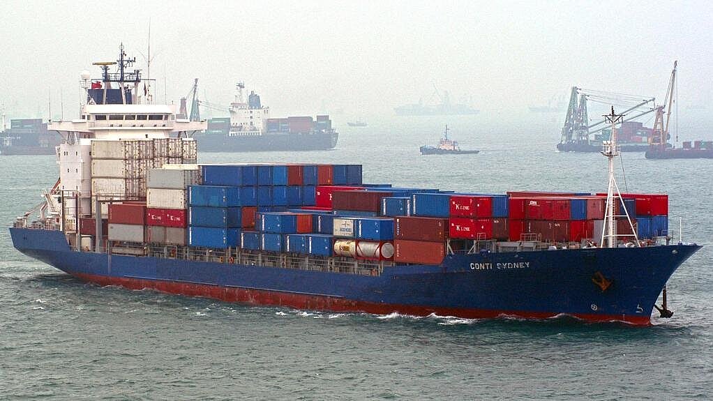 Fall für den Hochofen: der 1990 gebaute Containerfrachter "Conti Sydney" Fall für den Hochofen: der 1990 gebaute Containerfrachter "Conti Sydney"
