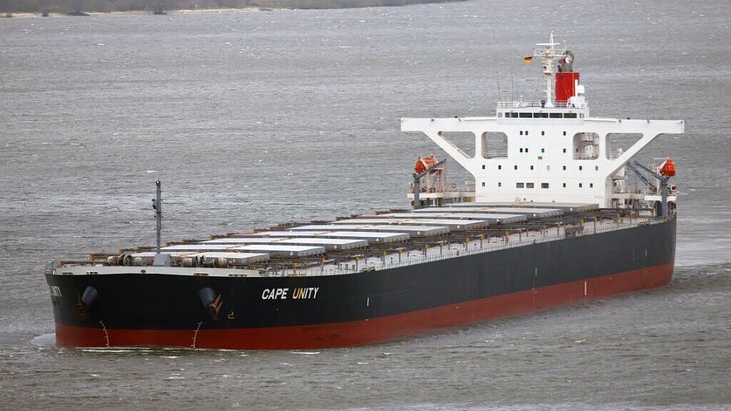 Der 2007 gebaute Capesize-Bulker „Cape Unity“ erzielt eine Tagesrate von 36.000 Dollar. Foto: Hasenpusch