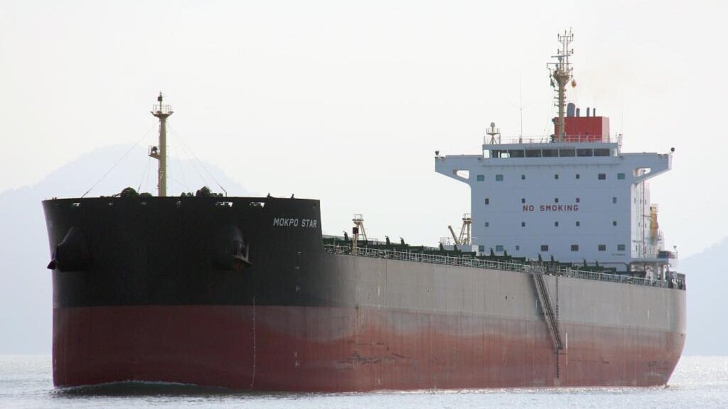 Der 2012 gebaute 77 477-Tonnen-Bulker „Mokpo Star“ verkehrt zurzeit für Beibu Gulf Der 2012 gebaute 77 477-Tonnen-Bulker „Mokpo Star“ verkehrt zurzeit für Beibu Gulf