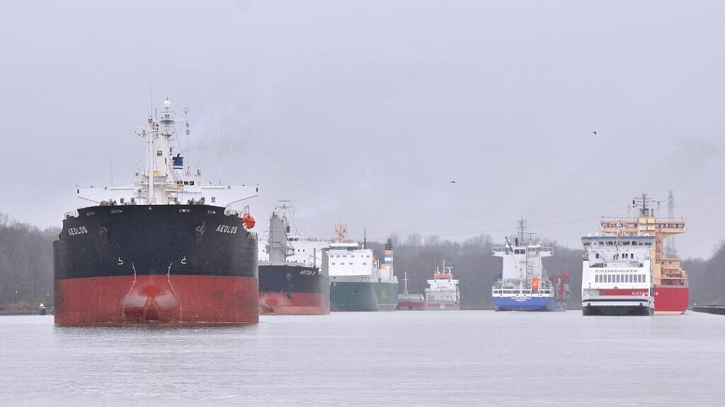 Für den Ausbau des Nord-Ostsee-Kanals wird die Bundesregierung bis 2016 insgesamt 300 Millionen Euro bereitstellen Foto: Behling