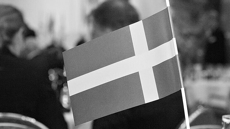 Schwedische Flagge Schwedische Flagge