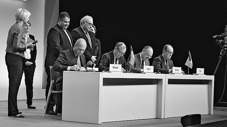 Abkommensunterzeichnung NMK Abkommensunterzeichnung NMK