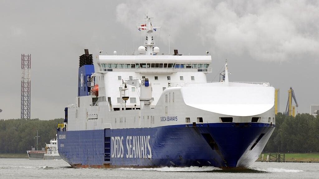 Die DFDS-Fähre „Suecia Seaways“ soll die Patriot-Raketen in die Türkei transportieren. Foto: Behling Die DFDS-Fähre „Suecia Seaways“ soll die Patriot-Raketen in die Türkei transportieren. Foto: Behling