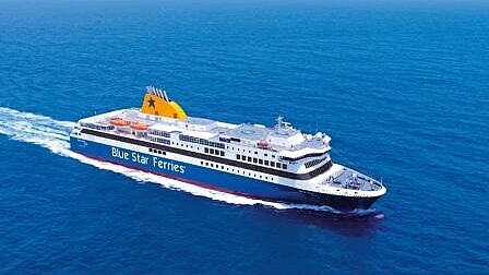 Die von der Daewoo-Werft in Korea gebaute „Blue Star Delos“ kostete 70 Millionen Euro. Foto: Attica Group Die von der Daewoo-Werft in Korea gebaute „Blue Star Delos“ kostete 70 Millionen Euro. Foto: Attica Group