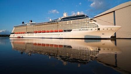 Der Mega-Kreuzliner „Celebrity Silhouette“ soll am 21. Juli in Hamburg getauft werden. Foto: Meyer Werft Der Mega-Kreuzliner „Celebrity Silhouette“ soll am 21. Juli in Hamburg getauft werden. Foto: Meyer Werft