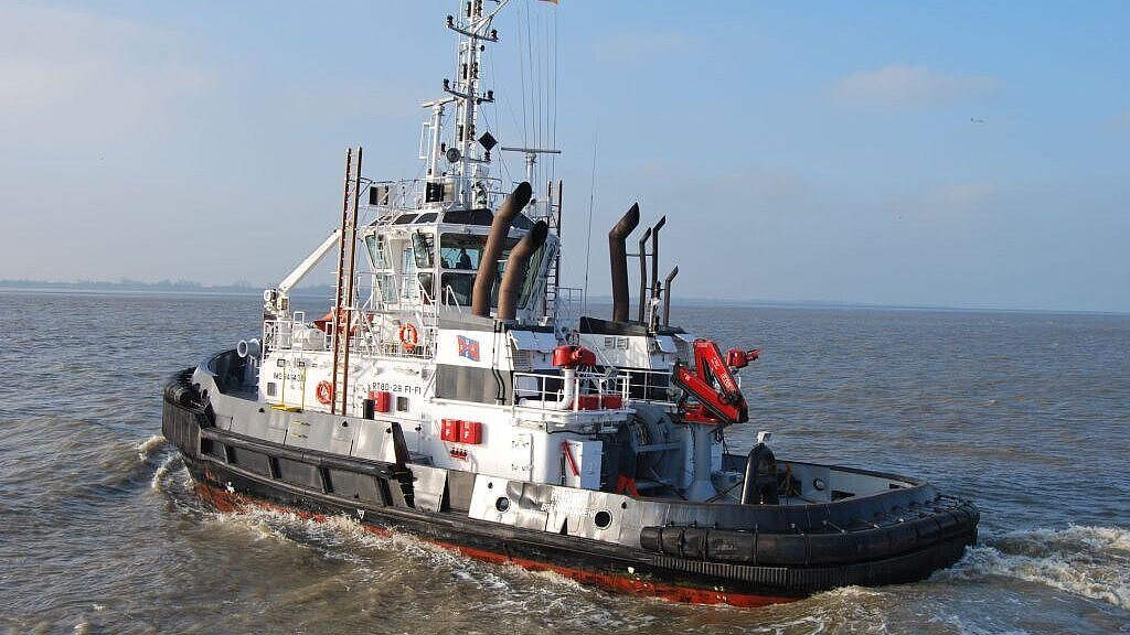 Zu den neuesten URAG-Schleppern auf der Weser vor Bremerhaven zählt die „Hunte“. Foto: Mordhorst Zu den neuesten URAG-Schleppern auf der Weser vor Bremerhaven zählt die „Hunte“. Foto: Mordhorst