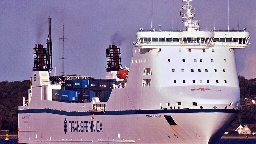 „Stena Forecaster“ fährt in Charter für Transfennica. Foto: Behling