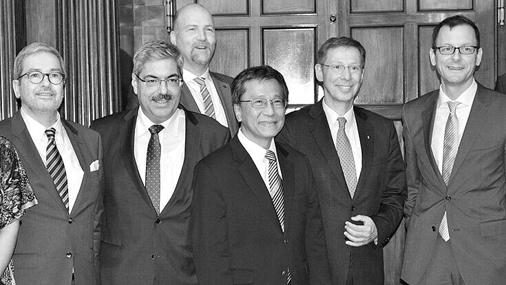 Dieter Petram, Melf Grantz, Carsten J. Haake, Tan Sri Lim Kok Thay, Carsten Sieling, Martin Günthner
