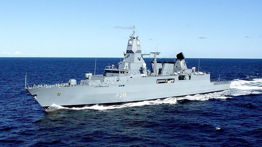 Die Fregatte "Sachsen" der Deutschen Marine. Foto: PIZ Marine Die Fregatte "Sachsen" der Deutschen Marine. Foto: PIZ Marine