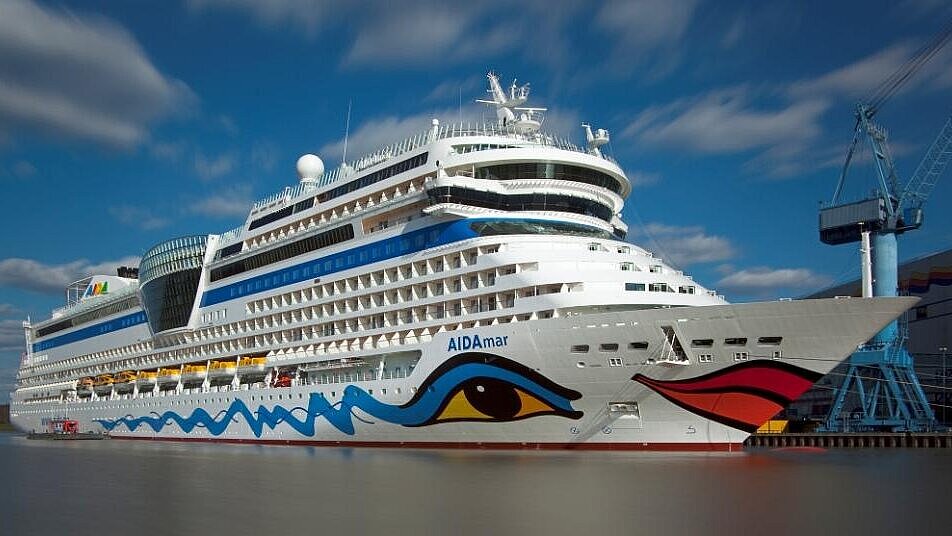 Die „AIDAmar“ soll im Rahmen des Hamburger Hafengeburtstages am 12. Mai getauft werden. Foto: Meyer Werft Die „AIDAmar“ soll im Rahmen des Hamburger Hafengeburtstages am 12. Mai getauft werden. Foto: Meyer Werft