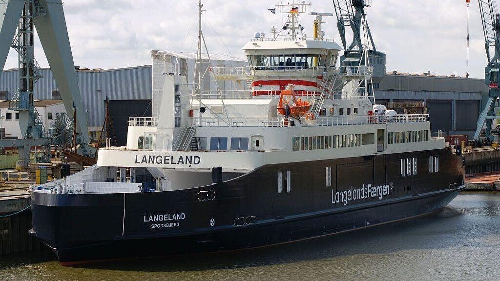 Zweiter Sietas-Neubau für Danske Faerger: "Langeland". Foto: Hasenpusch Zweiter Sietas-Neubau für Danske Faerger: "Langeland". Foto: Hasenpusch