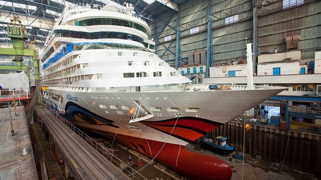 Die Schiffstaufe wird am 12. Mai in Hamburg im Rahmen des 823. Hafenjubiläums sein. Foto: Meyer Werft