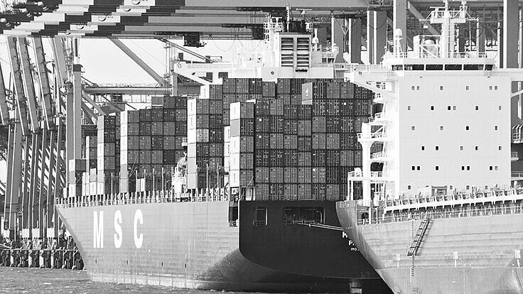 Containerumschlag Bremerhaven