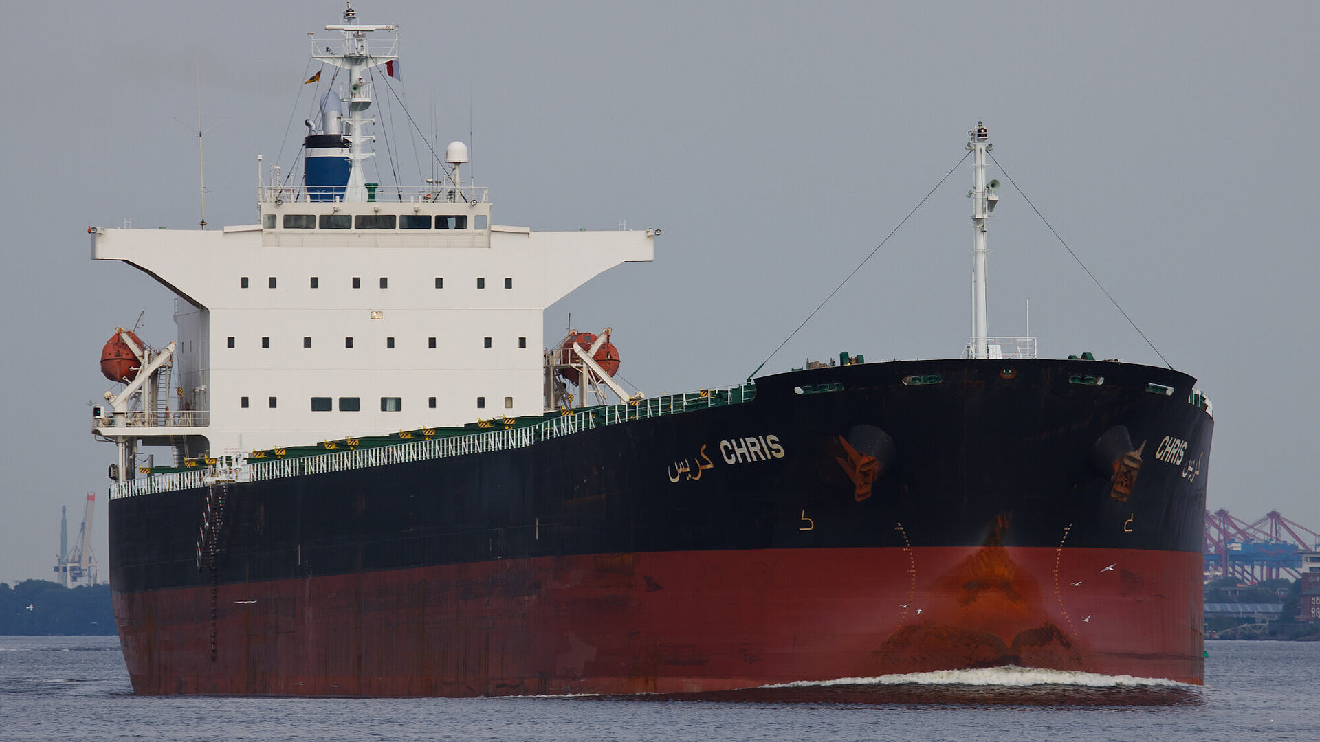 Der Panamax-Bulker "Chris" erzielt eine Rate von 6000 Dollar/Tag