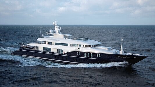 Kürzlich wurde die 74-Meter-Yacht „Sapphire“ abgeliefert. Foto: Nobiskrug Kürzlich wurde die 74-Meter-Yacht „Sapphire“ abgeliefert. Foto: Nobiskrug