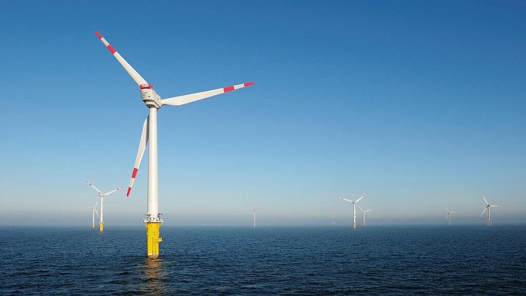 EWE ist auch am ersten deutschen Offshore-Testfeld "alpha ventus" beteiligt. Foto: EWE EWE ist auch am ersten deutschen Offshore-Testfeld "alpha ventus" beteiligt. Foto: EWE