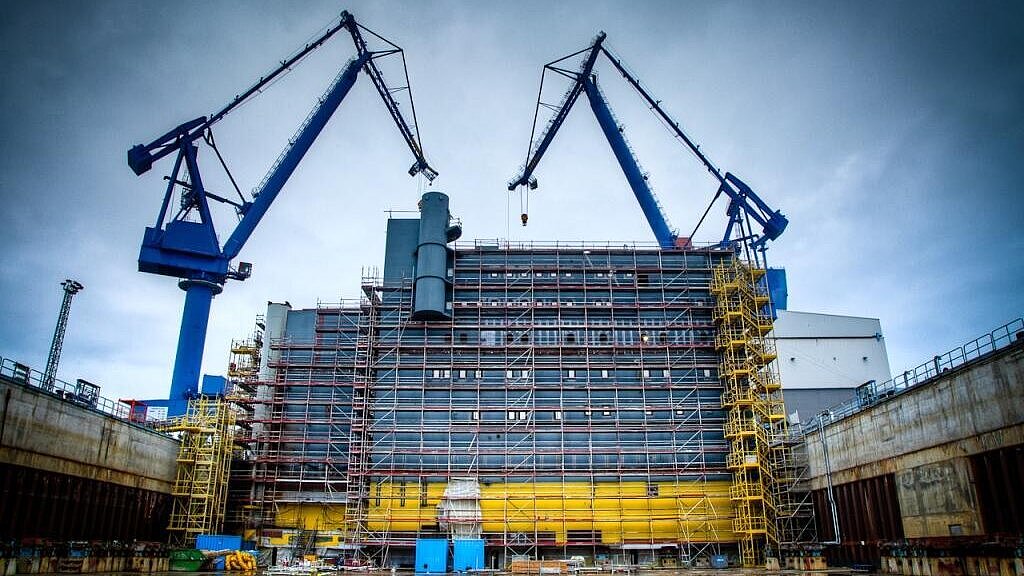 Derzeit sind die Mitarbeiter mit dem Bau der Plattform BorWin beta beschäftigt. Foto: Nordic Yards Derzeit sind die Mitarbeiter mit dem Bau der Plattform BorWin beta beschäftigt. Foto: Nordic Yards
