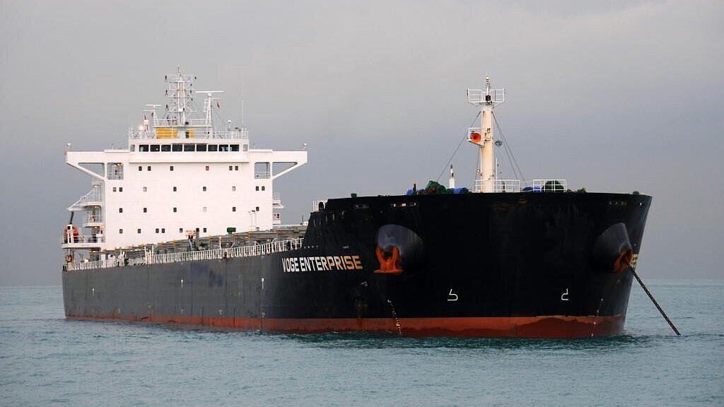 "Voge Enterprise" absolviert eine Reise von Indonesien zur Ostküste Indiens. Foto: Hasenpusch