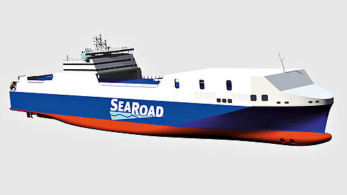 FSG baut weitere RoRo-Fähre für SeaRoad - THB
