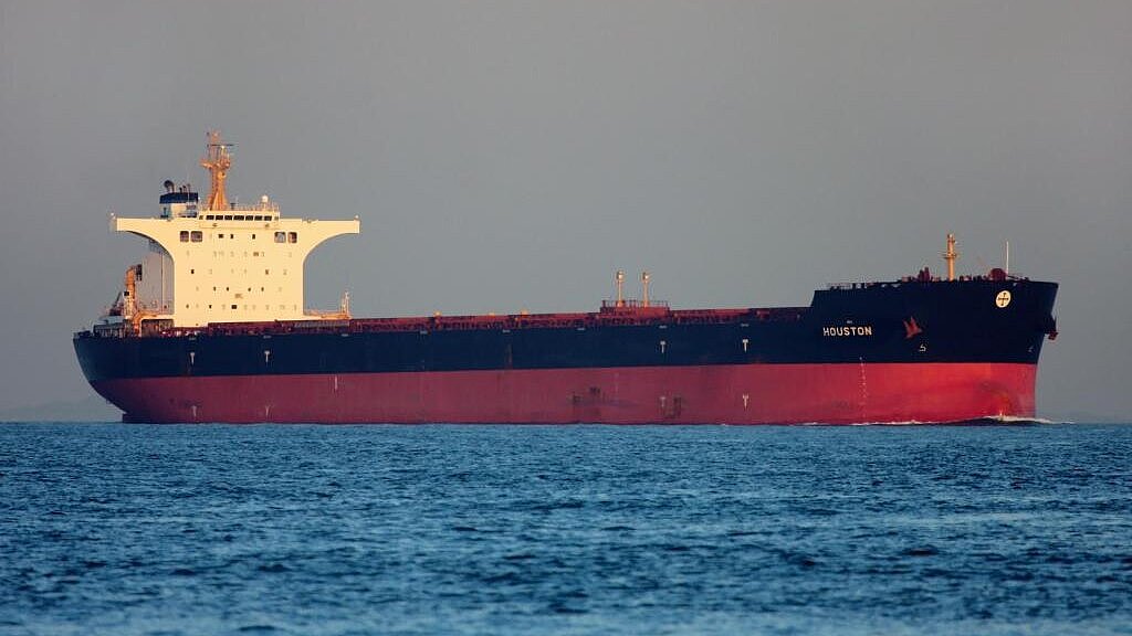 Der Capesize-Bulker „Houston“ ist von der griechischen Diana Shipping an Shagang verchartert. Foto: Hasenpusch