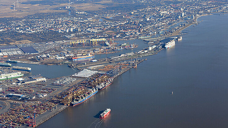 Bremerhaven Luftbild