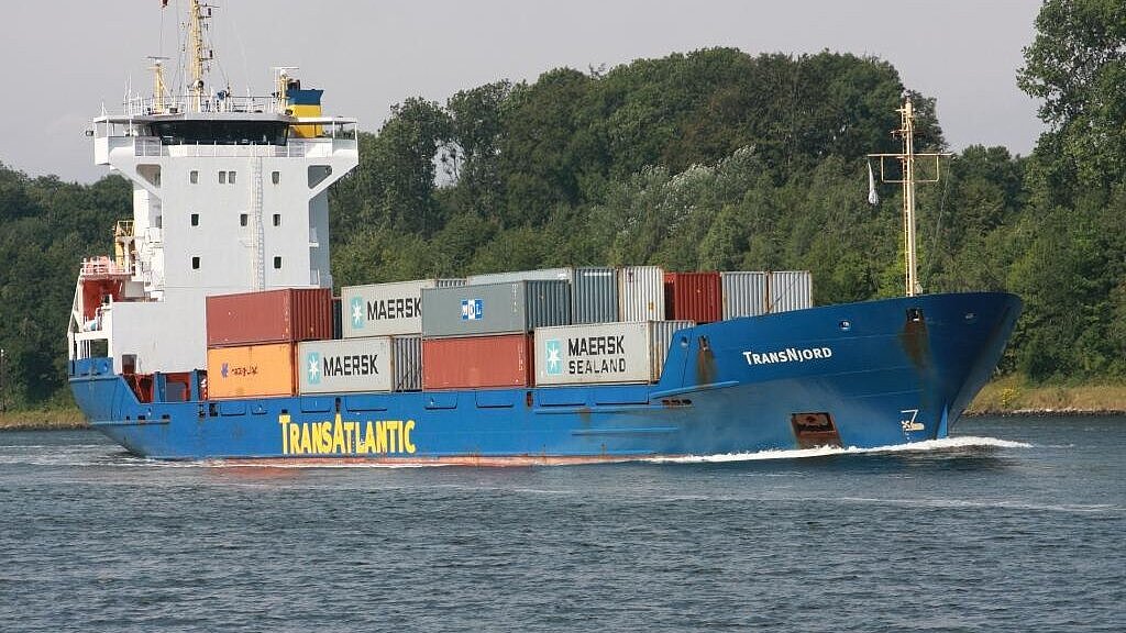 Wird zum Viehtransporter umgebaut: "Transnjord". Foto: Steen