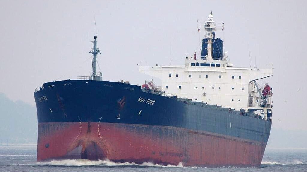 Transportiert Weizen nach China: Panamax-Bulker „Hui Ping“. Foto: Hasenpusch Transportiert Weizen nach China: Panamax-Bulker „Hui Ping“. Foto: Hasenpusch