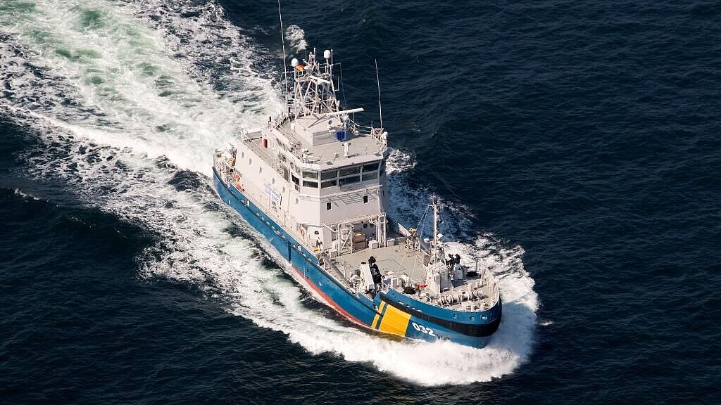 Die „KBV 032“ nahm am Montag Kurs auf den Heimathafen Lysekil. Foto: Kustbevakningen Die „KBV 032“ nahm am Montag Kurs auf den Heimathafen Lysekil. Foto: Kustbevakningen