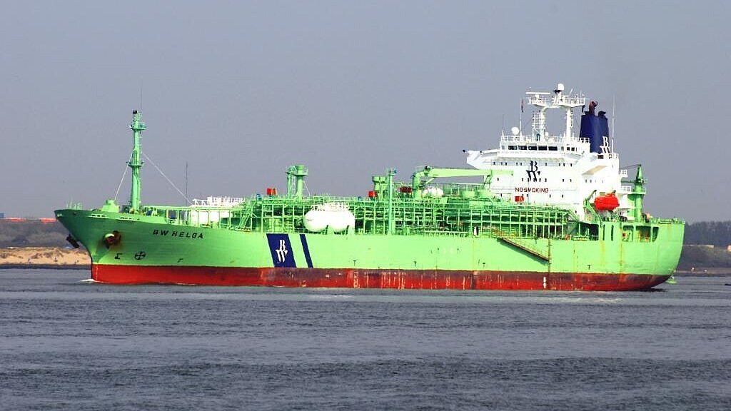 Die Exmar NV erwirbt den norwegischen LPG-Tanker „BW Helga“ von der BW Gas AS. Foto: Andreas Die Exmar NV erwirbt den norwegischen LPG-Tanker „BW Helga“ von der BW Gas AS. Foto: Andreas