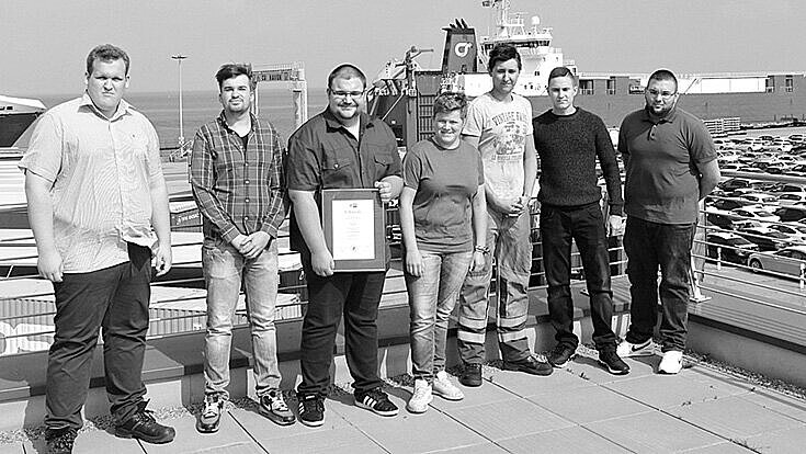 Azubis bei Cuxport Azubis bei Cuxport