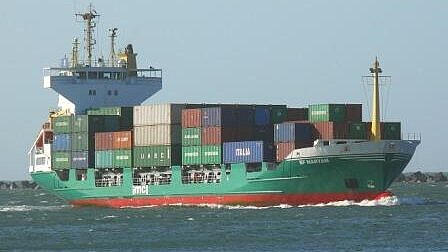 „BF Maryam“ (509 TEU) fährt drei bis sechs Monate für Seacon zu 2250 Euro pro Tag. Foto: Andreas