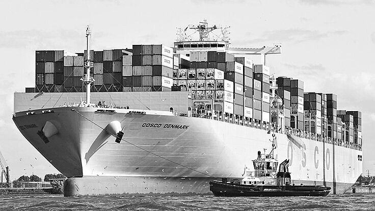 COSCO Containerschiff COSCO Containerschiff